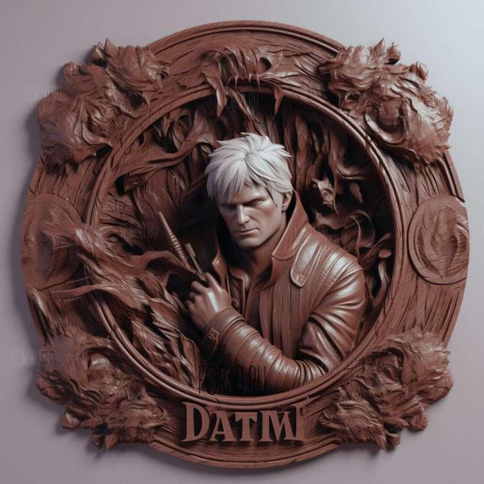 Dante Devil May Cry series 3 stl model for CNC